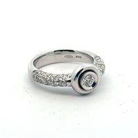 Ring Recarlo Woman in Gold Diamante 0.79 Ct ZF 689/B - ZF 689/B